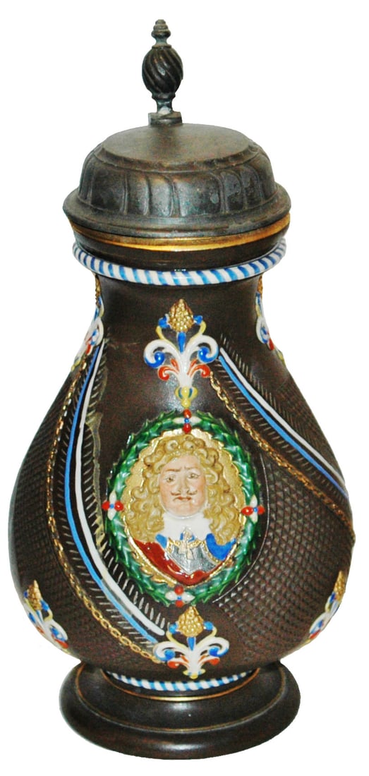1-1/4L Mettlach Dippoldiswalder Relief Stein (1 of 3)