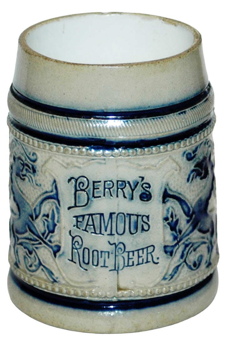 Whites Utica "Berry's Famous Root Beer" Mug (1 of 2)