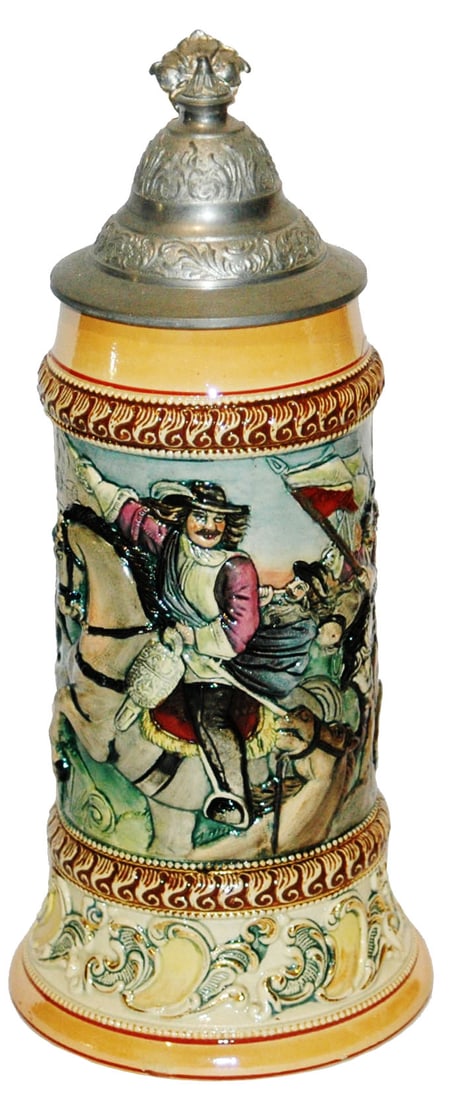 Diesinger Landsknecht on Horseback Stein (1 of 4)