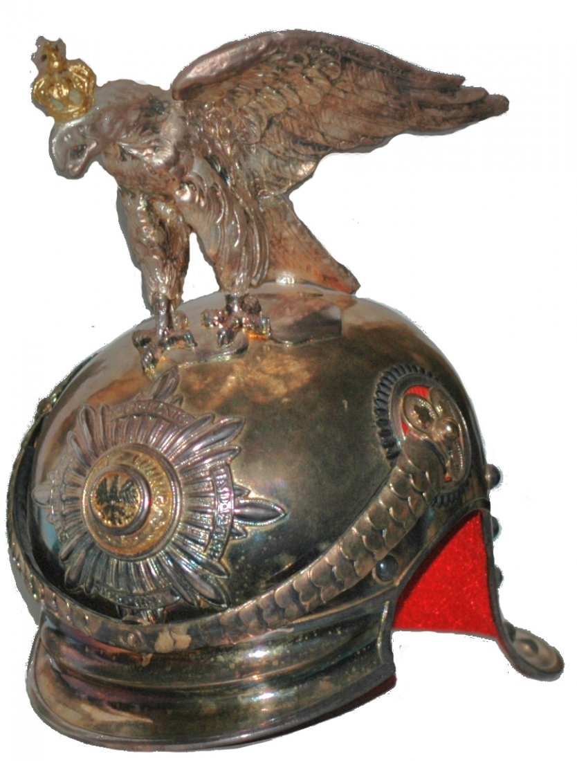 Metal Guarde du Corps Helmet: Metal Guarde du Corps Helmet. Reproduction, but a super copy. Mint.