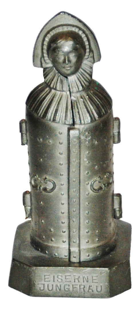 Nurnberg Iron Maiden Torture Chamber Figure: Pewter 4 1/2” Figure. Nurnberg torture chamber Irom Maiden. Mint.