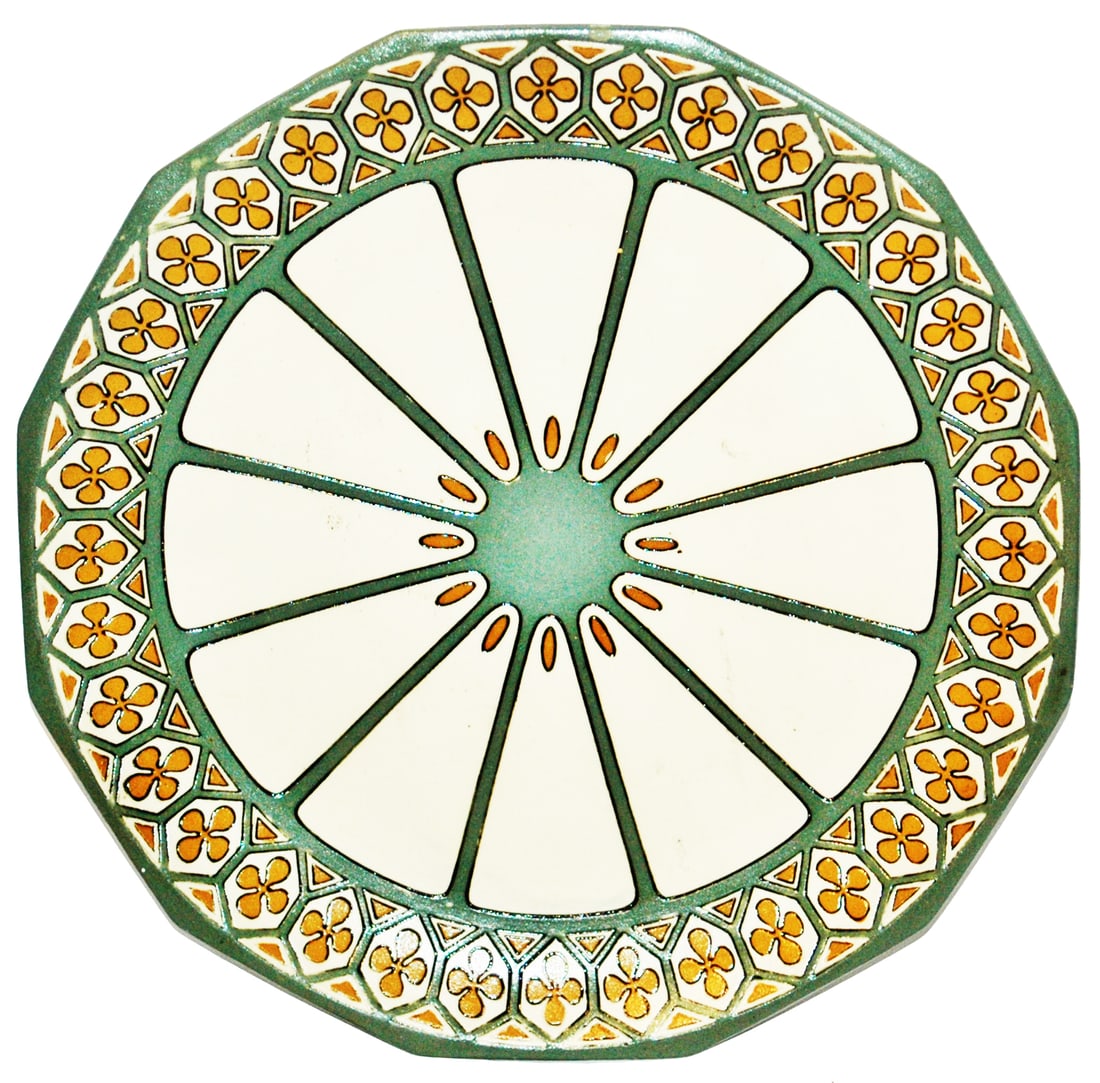 FOUR Mettlach Art Nouveau 8-1/2" Plates (1 of 1)