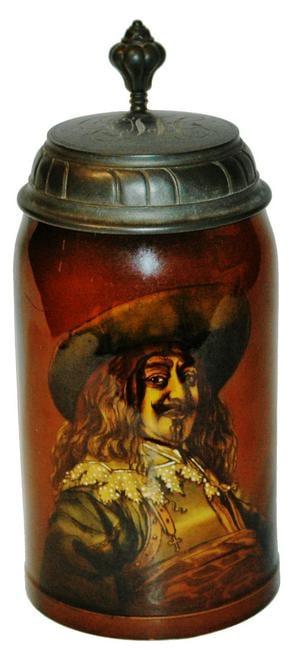 Mettlach Rookwood Landsknecht w Chestplate Stein (1 of 3)