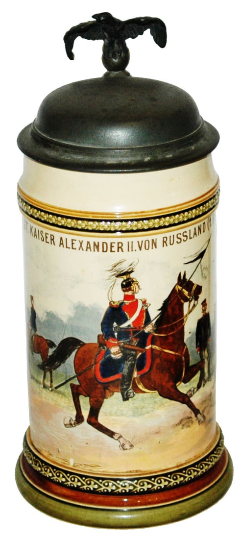 Mettlach Ulan Regimental Nr 3 Stein (1 of 4)