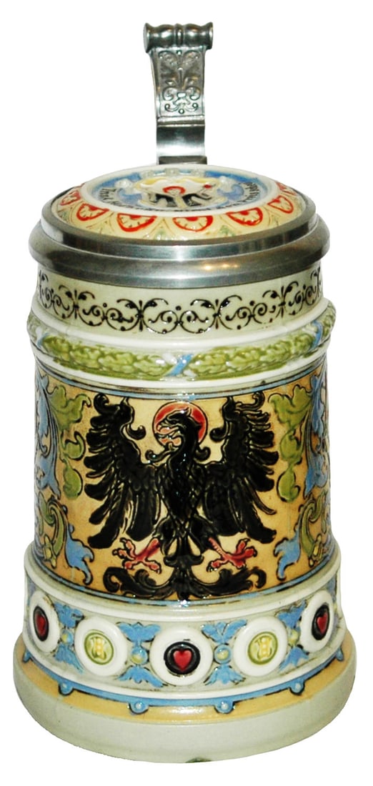 Mettlach Eagle & Shields Stein w Munich Child Inly (1 of 5)