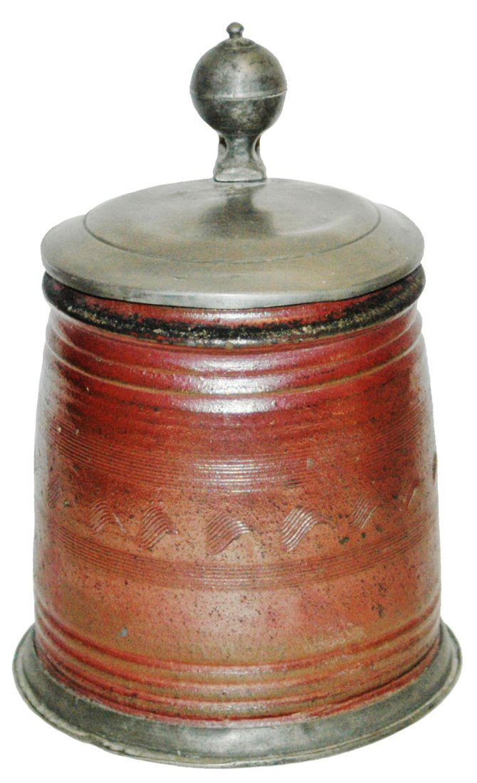 1L Dreihausen c.1780 Stoneware Stein (1 of 4)