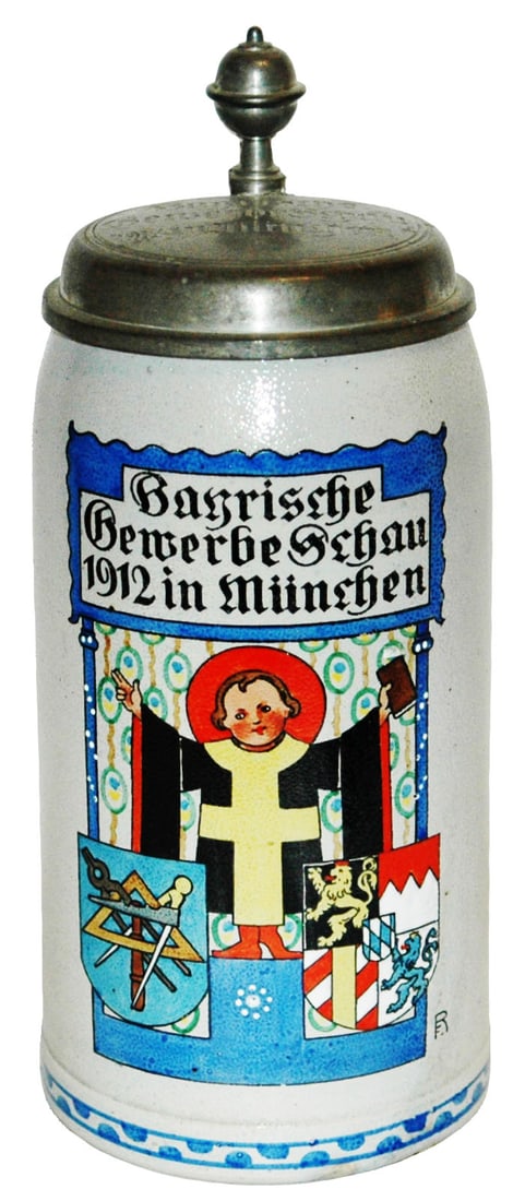 1L Franz Ringer Munich Child & Shields Stein 1912 (1 of 4)