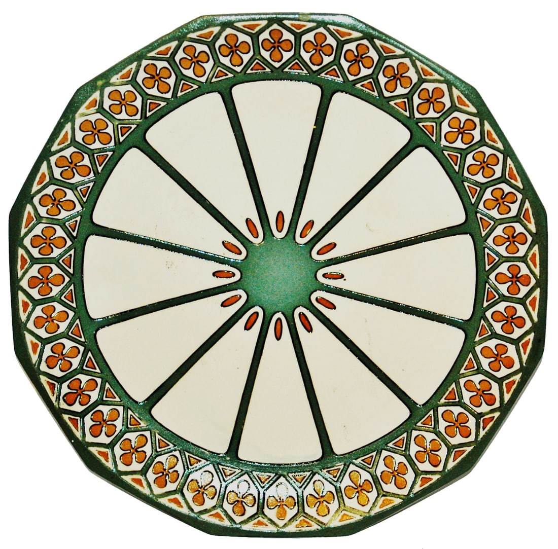 FOUR Mettlach Art Nouveau 8-1/2" Plates (1 of 1)