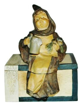 Jon Maresch Terracotta Mubich Child Tobacco Jar (1 of 1)