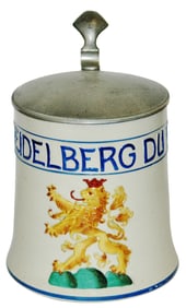 Rampant Lion Stoneware Heildelberg Stein