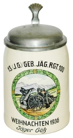 Third Reich Jager Weihachten 1936 Stein