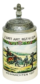Third Reich 3 Batt Artillary Weihachten 1937 Stein