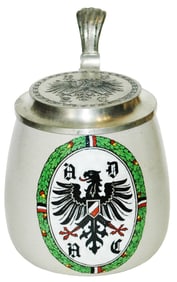 German Automobile Club Eagle Stein and Lid