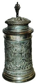Imperial Eagle w City Shield in wings Pewter Stein