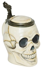 Skull w Nice Coloring Character stein