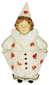 Jon Maresch Terracotta Tobacco Jar of Clown