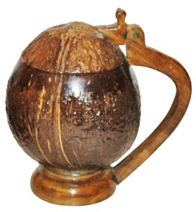 Uncommon Coconut & Wood Handle & Base Stein
