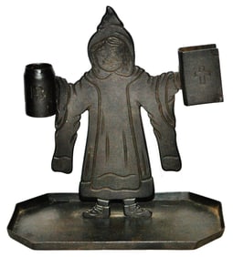 Munich Child Figural Ashtray & Match Holder