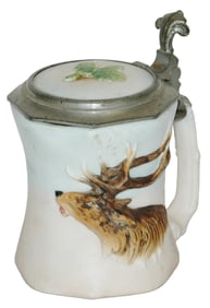 3/10L Bohne Stag & Floral Design Stein