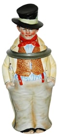 Hobo Bohne Porcelain Character Stein