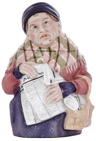 Woman w Newspapers Schierholz Character Stein