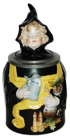 Rare Version Munich Child Porcelain Character Stei