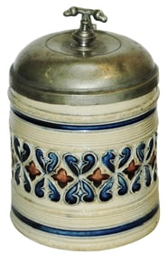 Westerwald 17th Century Stoneware Stein