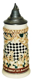 Uncommon Chess Board & Pieces w Verse Stein