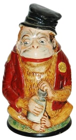 Monkey w Top Hat & Stein Character Hanke Stein
