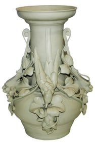 Rare Impressive Mettlach Earlyware Detailed Vase