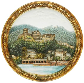 Heidelberg Castle Terracotta 13-1/2"  Plaque