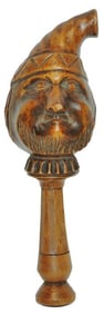Black Forest Carved Wood Jester Nutcracker