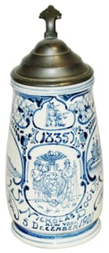 St Nicholas Society New York 1900 Event Stein