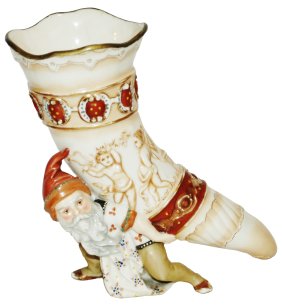Drinking Horn Carried on The Back of a Dwarf