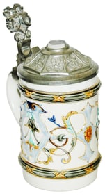 Rostrand Floral Decorations Porcelain Stein