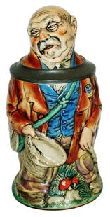 Hobo in Color Character Stein: Character Stein 1/2L Dumler & Breiden #723. Hobo in color. Mint.