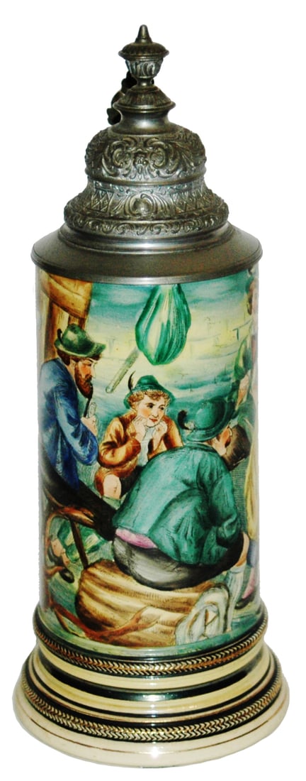 Busy Tavern Scene Dumler & Breiden Stein (1 of 4)