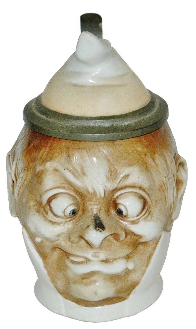 Rare Crossed Eye Man Bohne Character Stein (1 of 4)