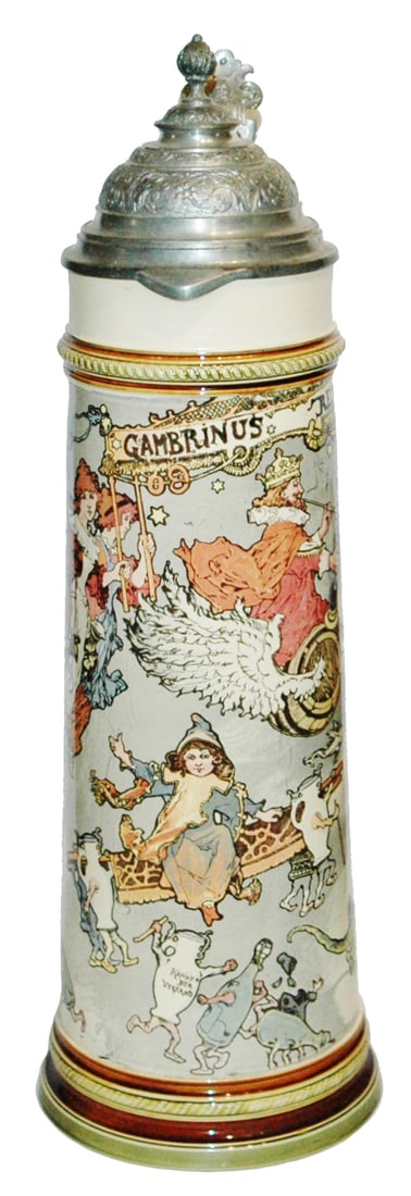 4L Mettlach Schlitt Gambrinus & Munich Child Stein (1 of 4)