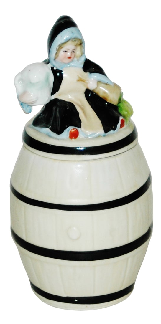 Bohne 1/8L Munich Child on Barrel Character Stein (1 of 4)