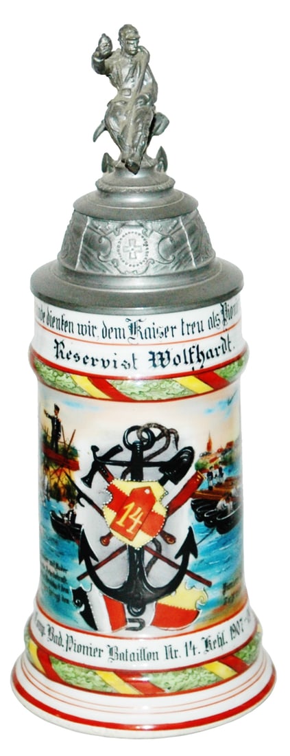 Regimental Pionier Batt Nr 14 Stein (1 of 4)
