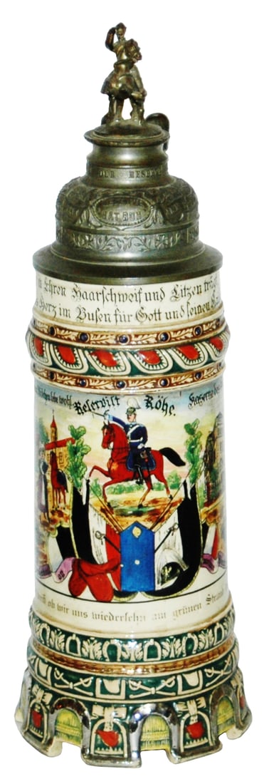 Regimental Garde Train Berlin Stein Music Box Base (1 of 4)