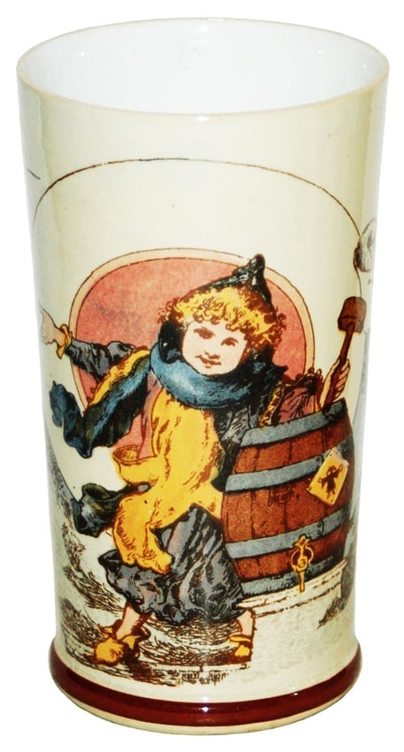 Mettlach Munich Child & Barrel Schlitt Beaker (1 of 1)