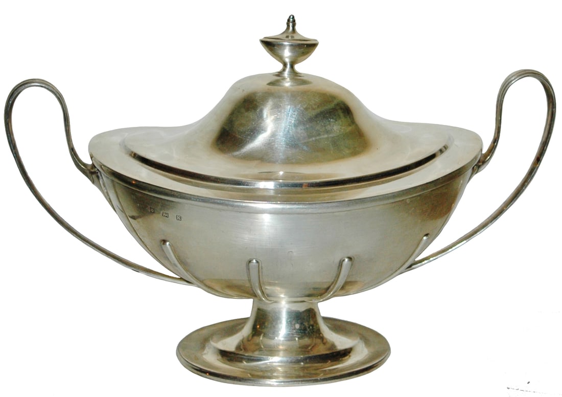 925 English Sterling Silver Turine 3lbs 6 oz  1934 (1 of 5)