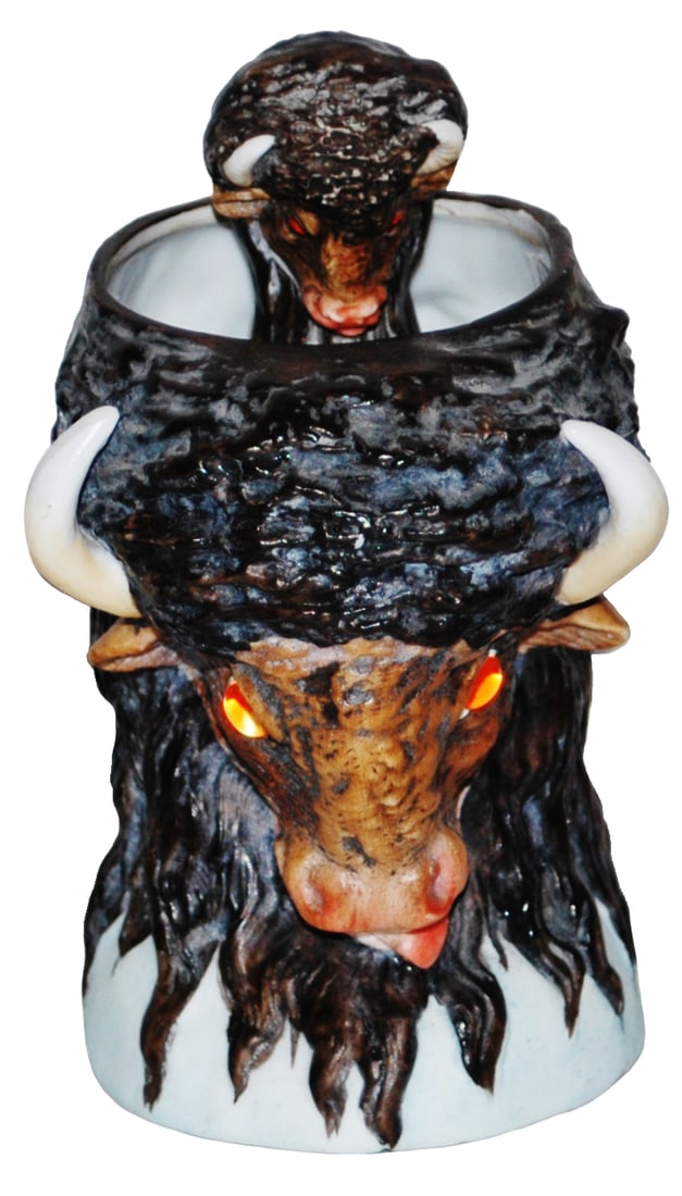 Bohne Bison Shaving Mug w Matched Brush (1 of 5)