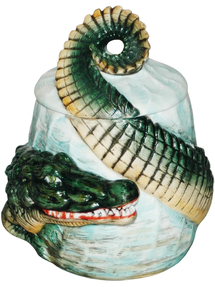 Bohne Alligator Character Tobacco Jar (1 of 5)