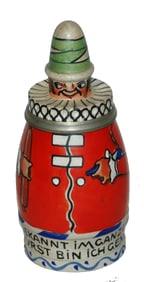 Reinemann Hanswurst Stoneware Character Stein