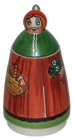 Reinemann Girl w Flower Basket Character Stein