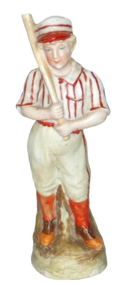 Heubach Bisque Baseball Batter 7-1/2" Figure (1 of 4)