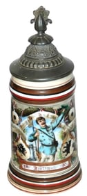 1890 Berlin 10th Anniversary Shooting Stein